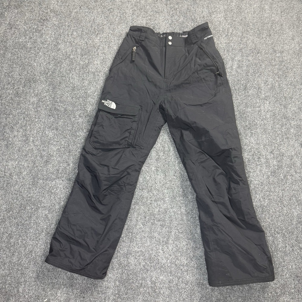 The North Face Youth L/G Black HyVent Insulated Cargo Snow Ski Pants